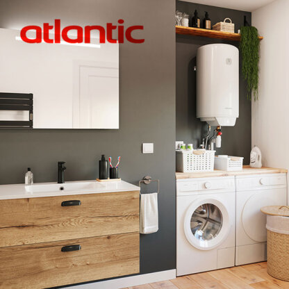 Вертикален бойлер Atlantic O'Pro Plus S - приложение в баня