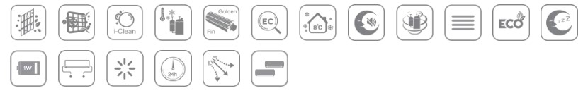 Климатици Midea Prime 2 - функции